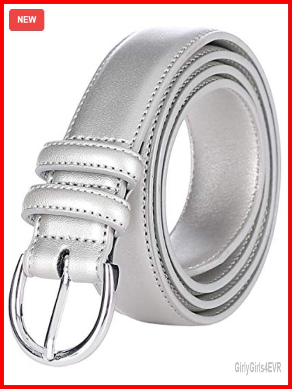 Genuine Leather Dress Belt Single Prong Buckle Adjustable Fit